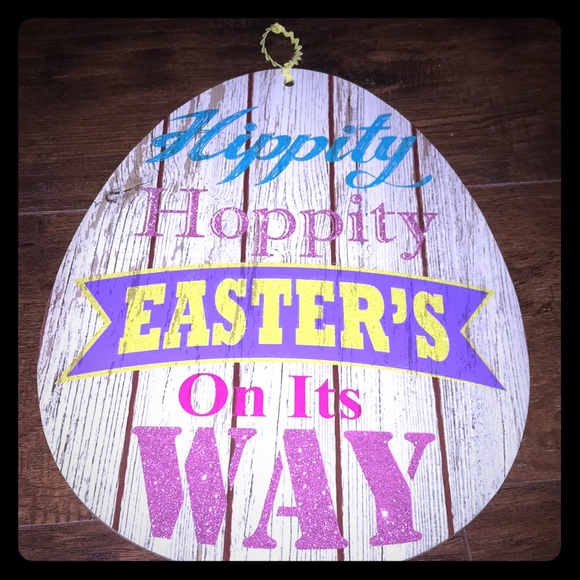 Other - 🐣🆕🐰‎ Wooden Easter Decoration - Hanging Sign